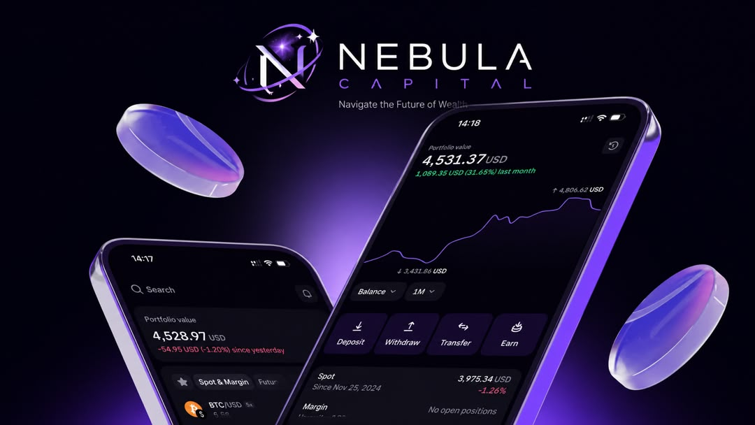 Nebula Capital trading platform — open your wallet